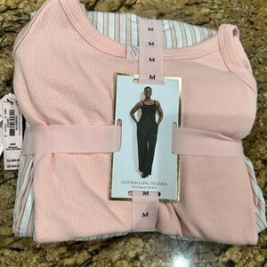 Victoria's Secret Cotton Long Tank Tee-Jama